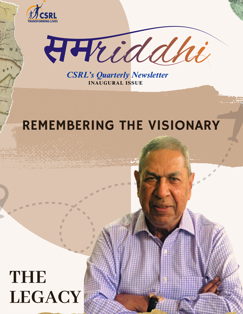 Cover of Samriddhi Newsletter — Inaugural Issue