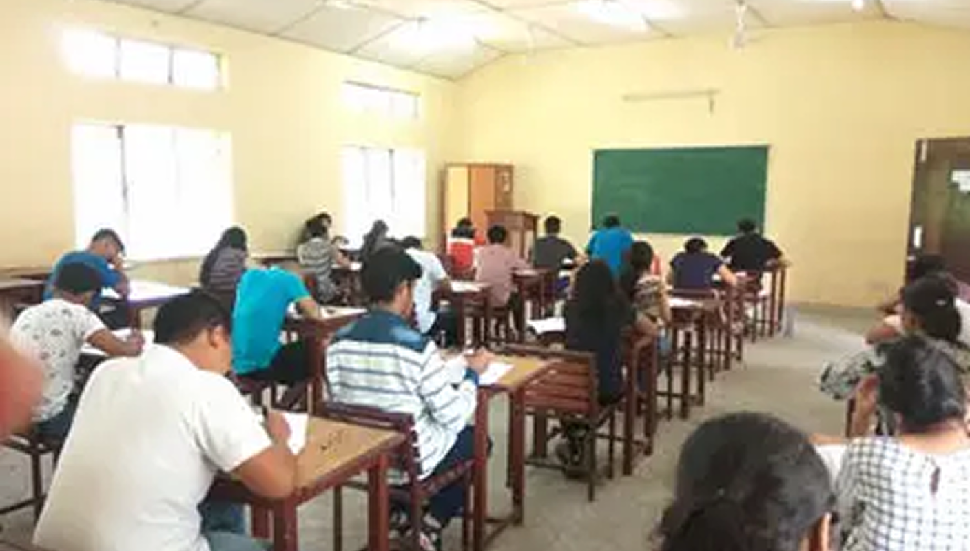 Students in a CSRL coaching centre classroom